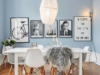 decorao-azul-pastel-para-sala-de-jantar-decorada-com-cadeiras-e-mesas-brancas-
